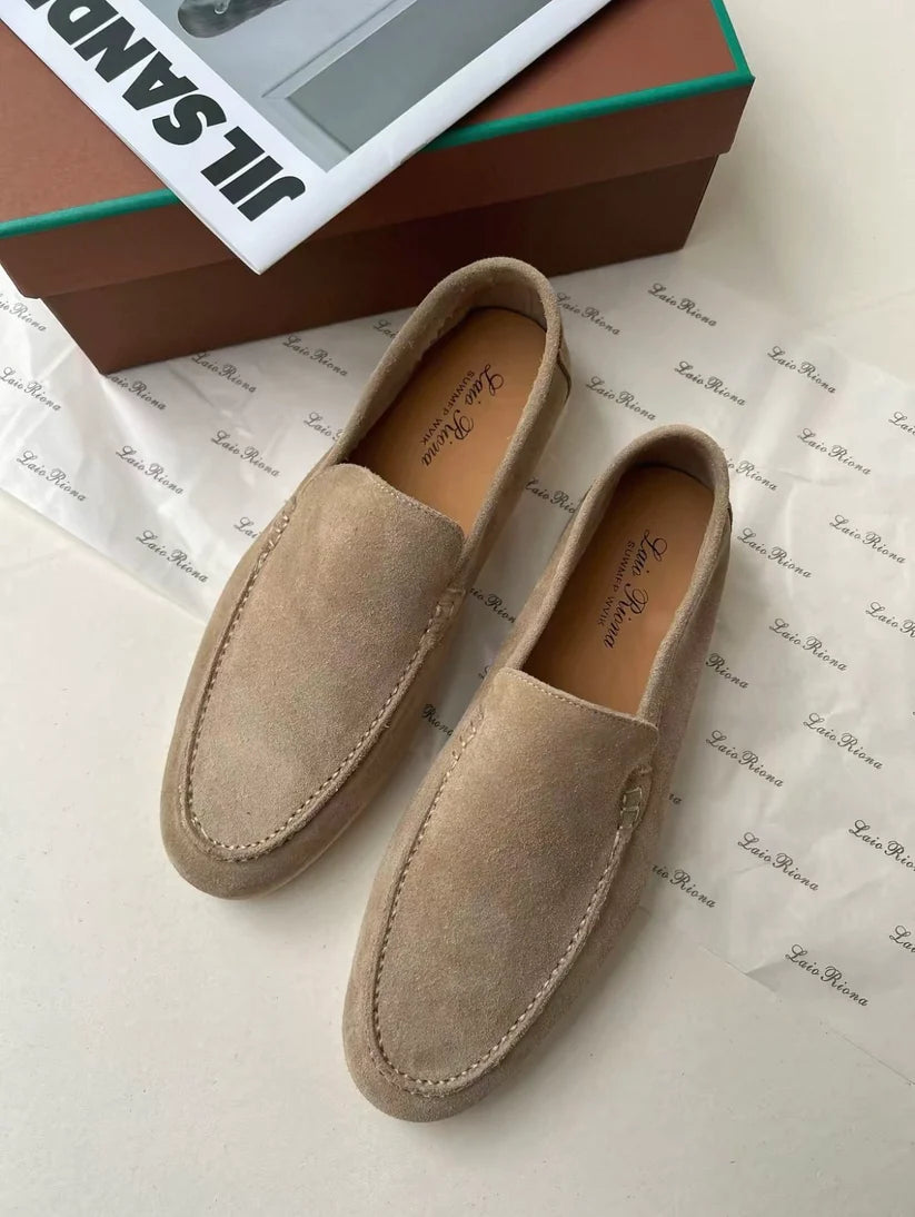 SUEDE LOAFERS