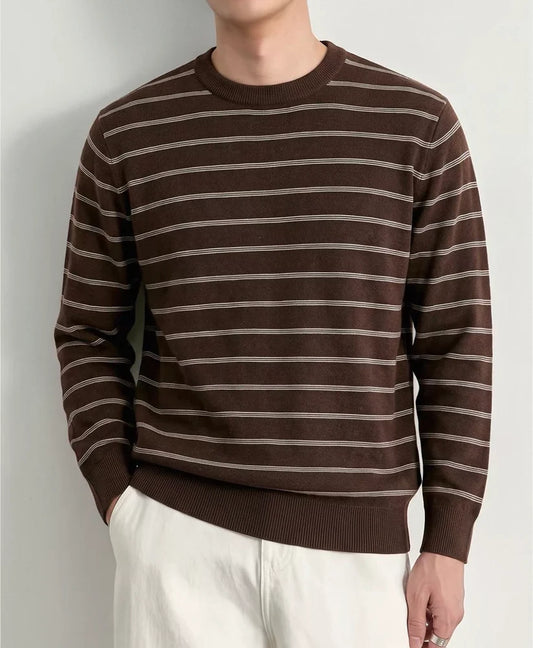 STRIPED KNIT SWEATER