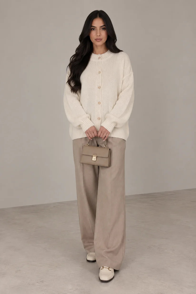 OVERSIZED KNIT CARDIGAN