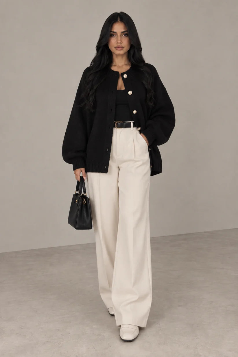 OVERSIZED KNIT CARDIGAN