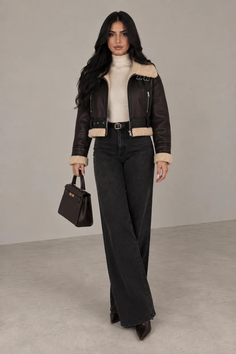 SHEARLING LEATHER JACKET
