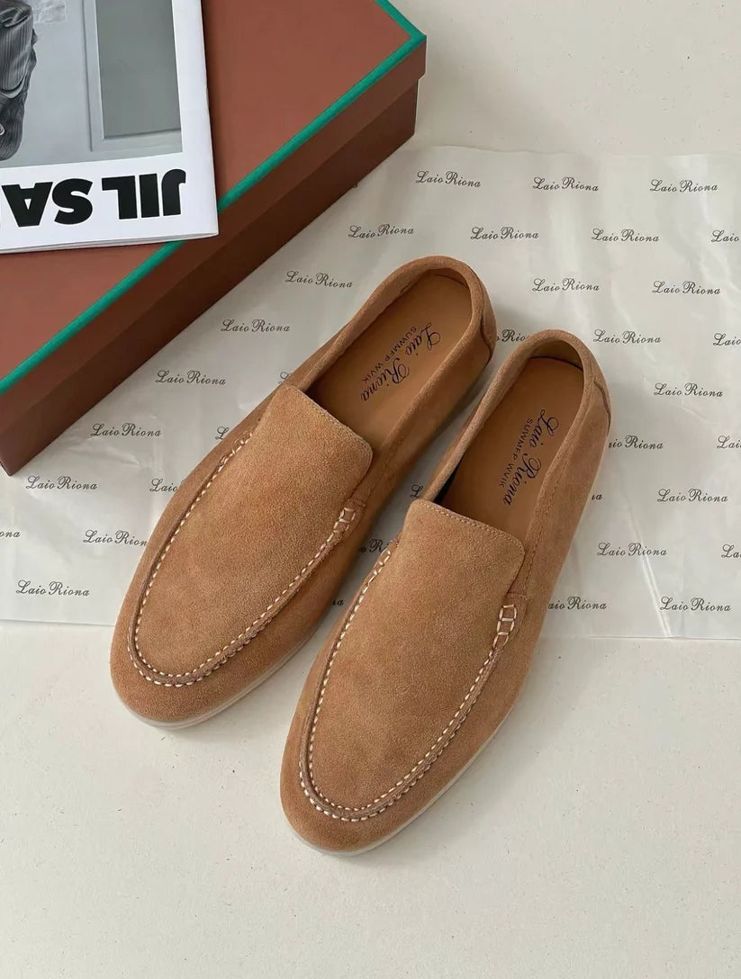 SUEDE LOAFERS