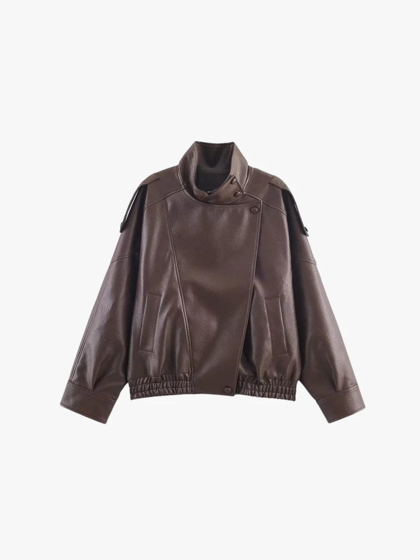 ZAERA LEDERJACKE