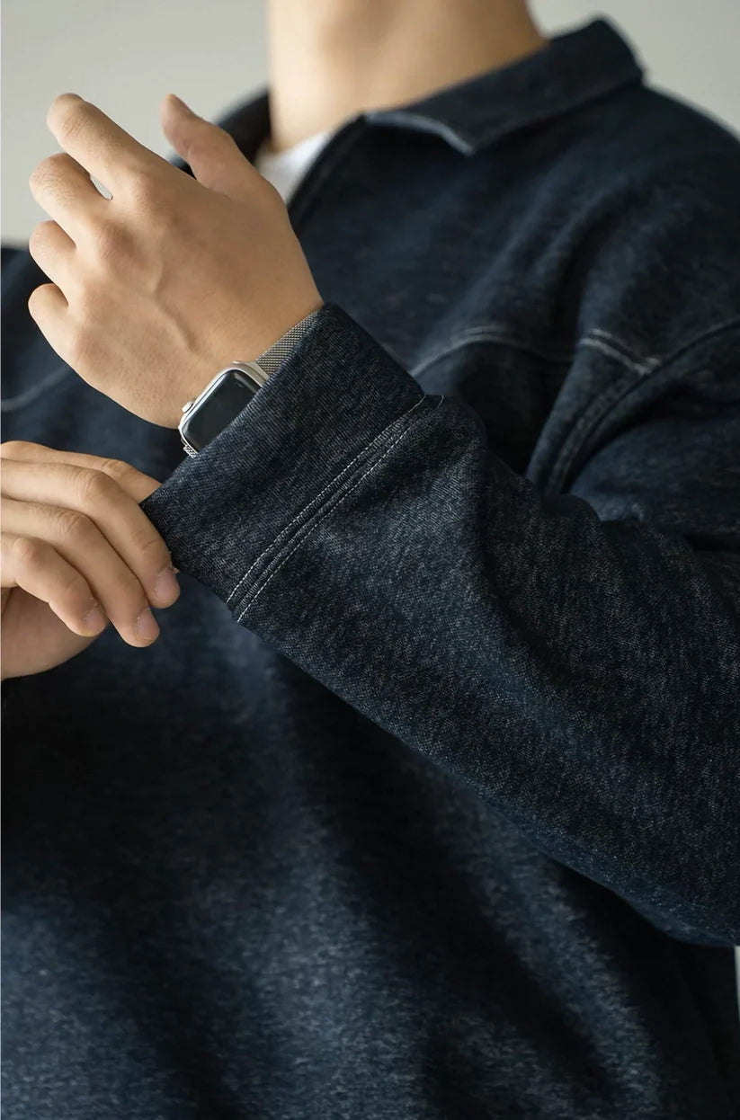 ZIP COLLAR SWEATER