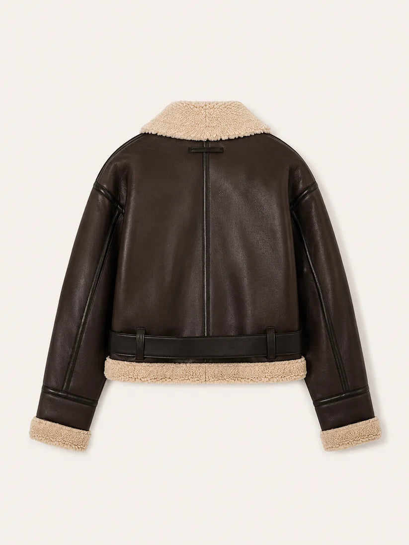 SHEARLING LEATHER JACKET