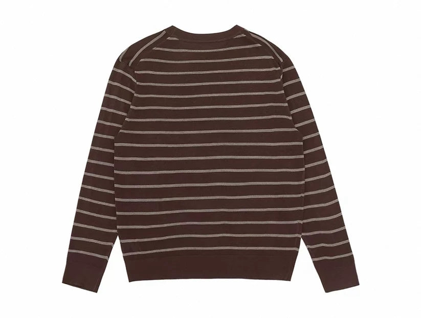 STRIPED KNIT SWEATER