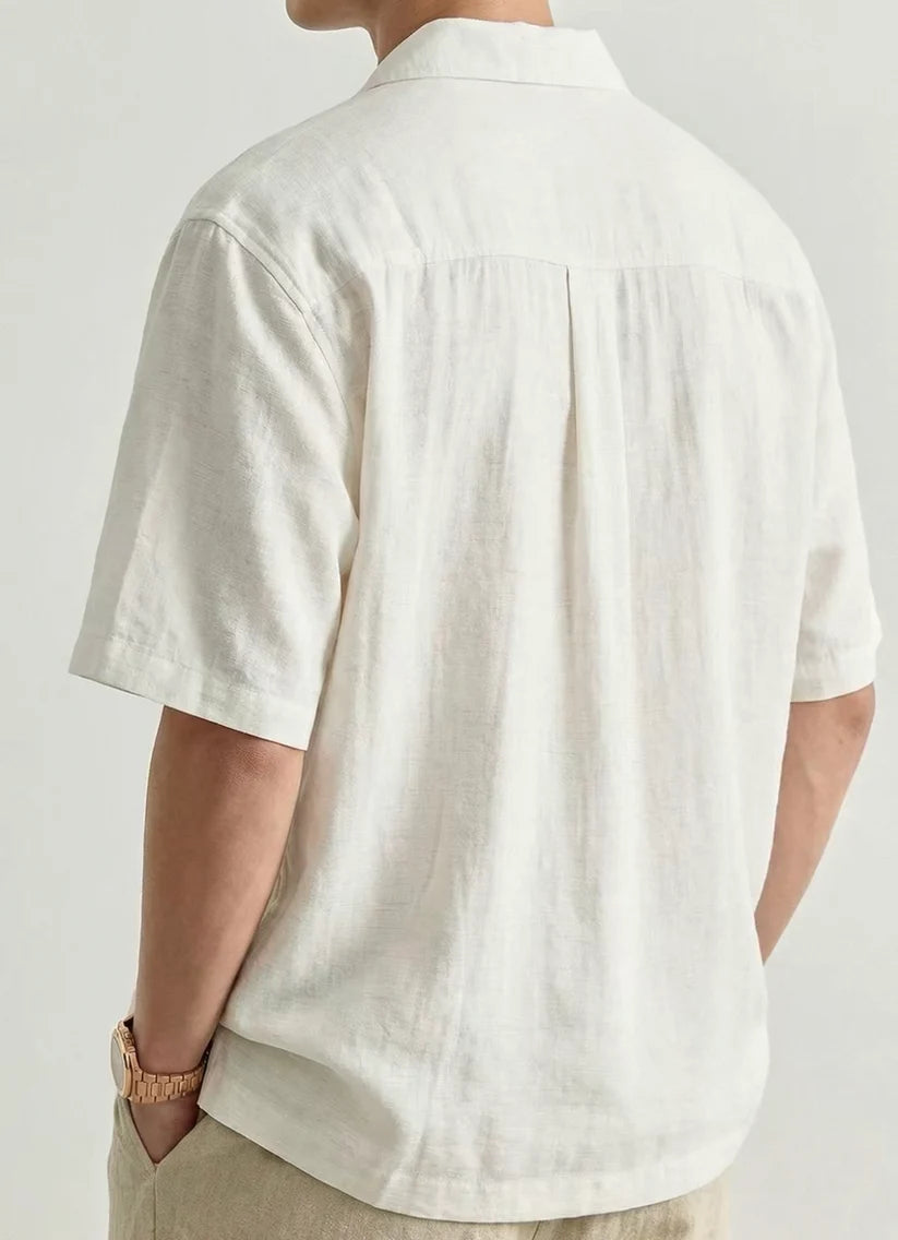 LINEN CAMP SHIRT