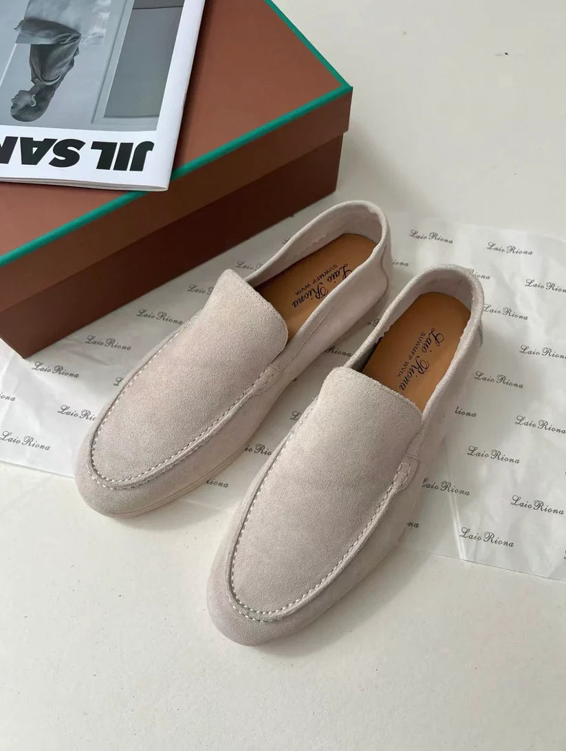 SUEDE LOAFERS