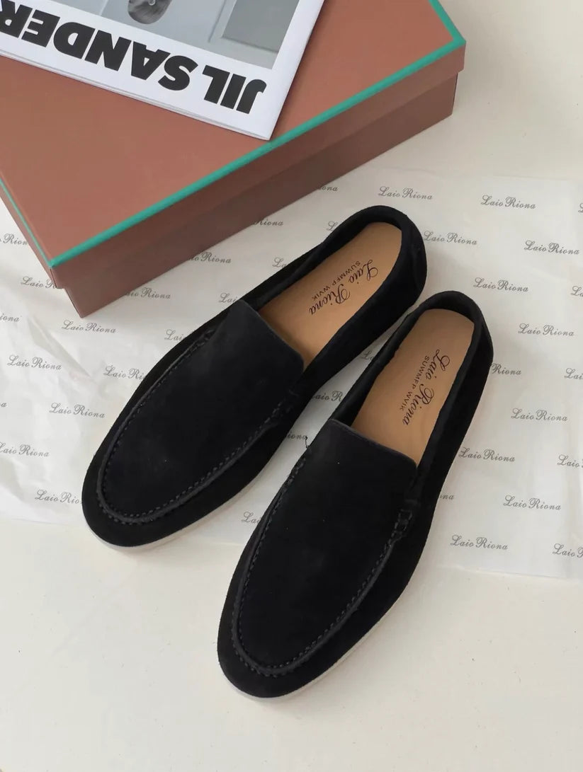 SUEDE LOAFERS