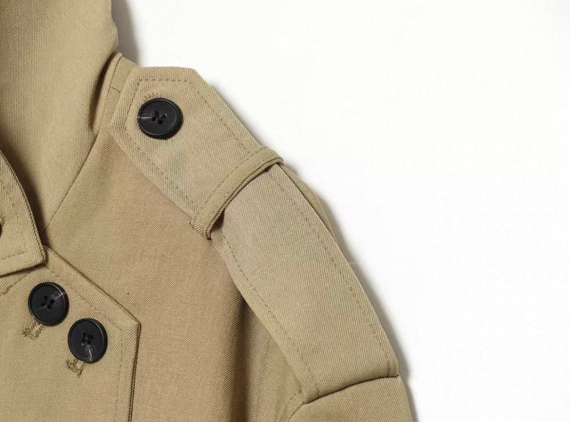 BELTED COLLAR JACKET