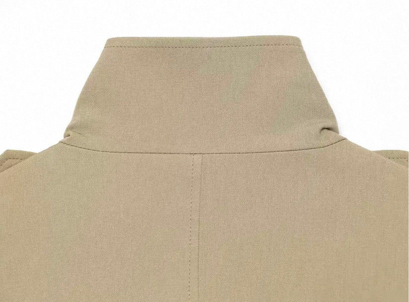 BELTED COLLAR JACKET