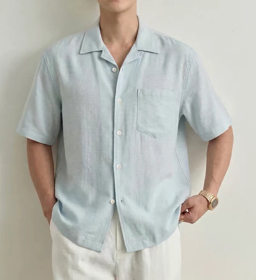 LINEN CAMP SHIRT