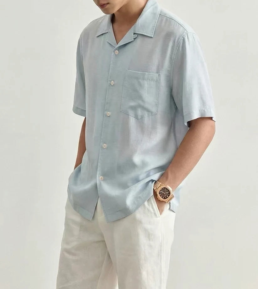 LINEN CAMP SHIRT