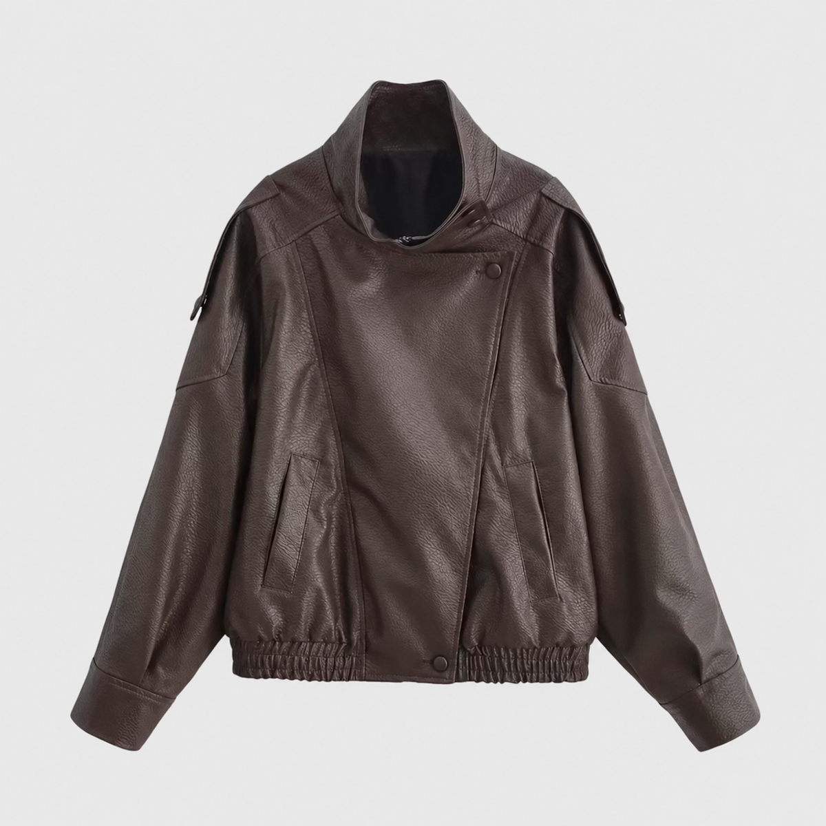 BOMBER LEDERJACKE