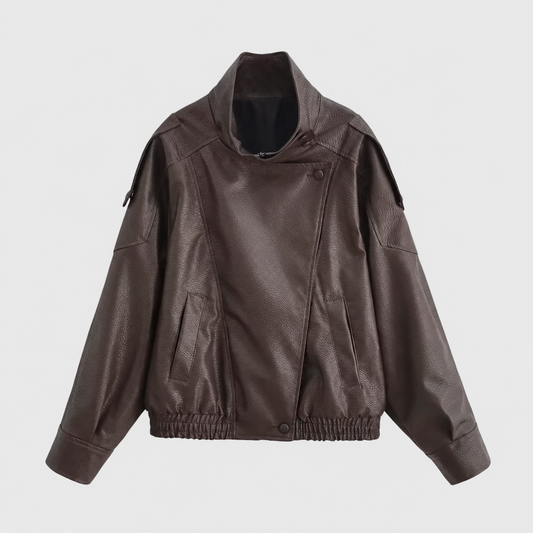BOMBER LEDERJACKE