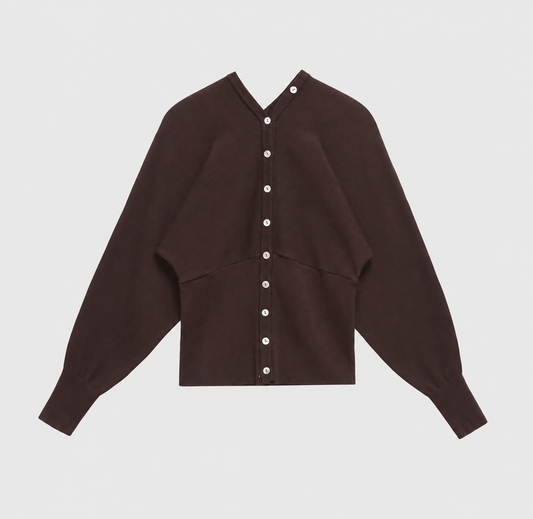 V-NECK CARDIGAN