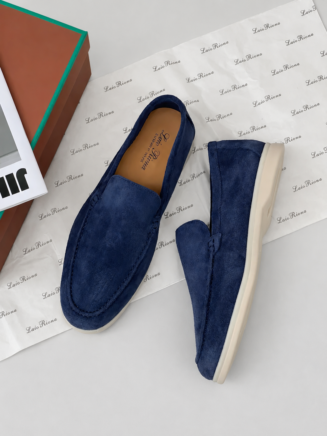SUEDE LOAFERS